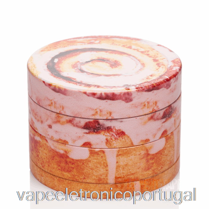 Vape Eletronico V Syndicate 2,5 Polegadas 4 Peças Moedor De Jantar Em Rolo De Canela